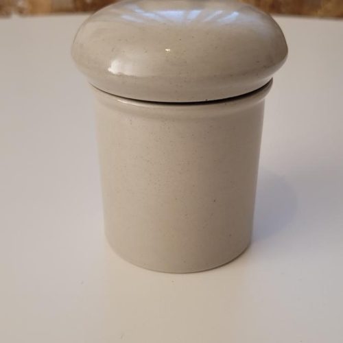 Grå Höganäs burk med lock