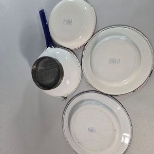 Kockums Emalj - Tidlös skandinavisk design, Einar Nerman - 4 delar