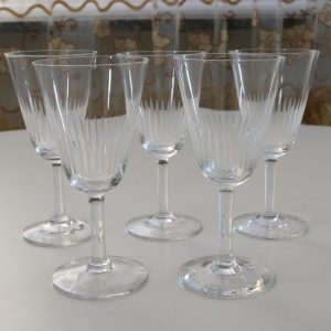 Glasservis, 5 glas, F-& HL Kristall, Kosta