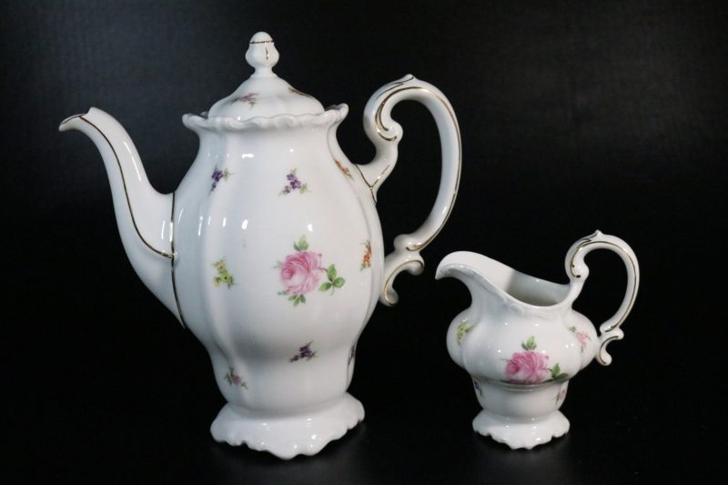 Kanna och gräddkanna, Rosenthale Pompadour