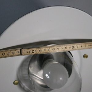Kökslampa, industriell design, gjord av metall och glas "OTTAVA"