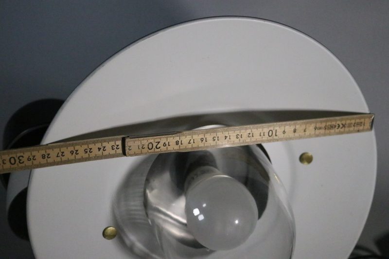 Kökslampa, industriell design, gjord av metall och glas "OTTAVA"