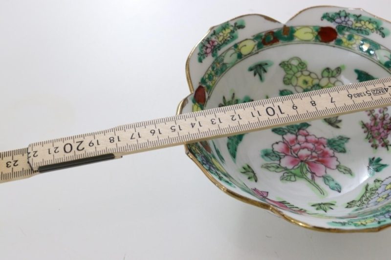 Handmålad Skål, Kina, qianlong-stil