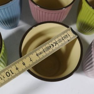 6st glas, keramik, olika färger