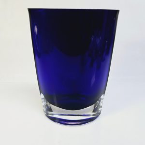 Elegant Blå Glasvas – Skandinavisk Design