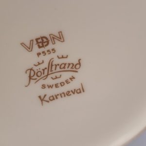 Servisdelar, Rörstrand, "Karneval"
