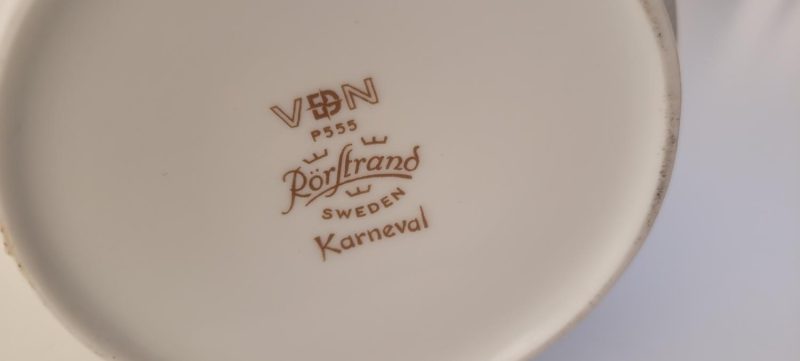 Servisdelar, Rörstrand, "Karneval"
