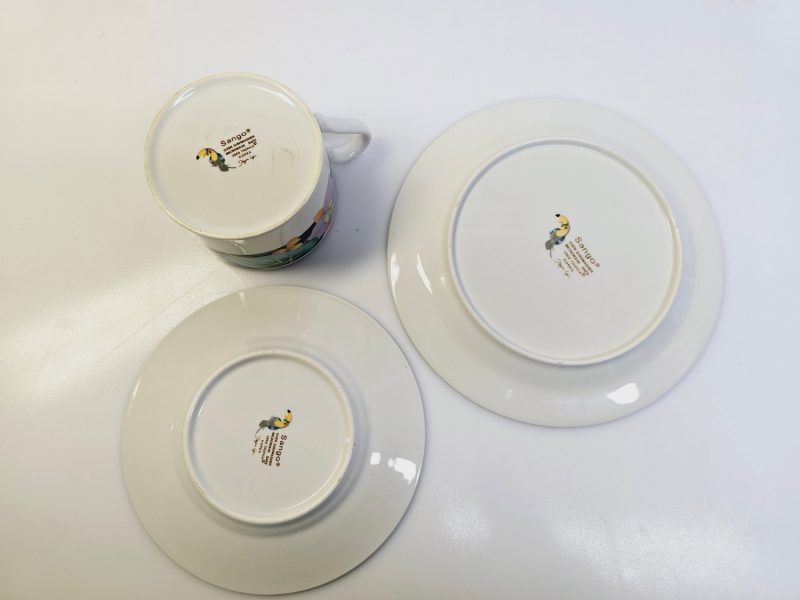 Färgglatt Kaffeset från Sango – "Tropica" Design