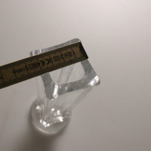 Rosvas, glas, 19cm