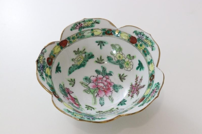 Handmålad Skål, Kina, qianlong-stil