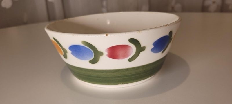 Keramikskål, tulpaner