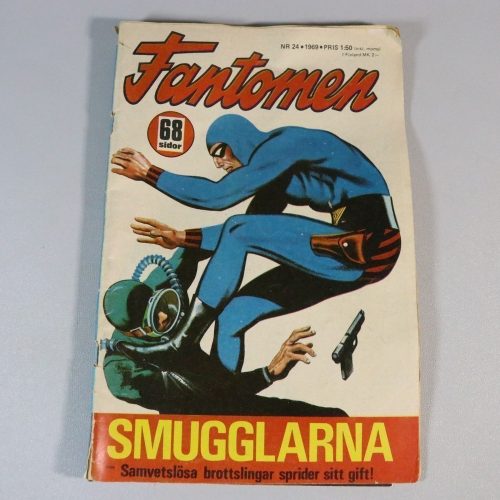 Fantomen  SMUGGLARNA Samvetslösa brottslingar sprider sitt gift!, nr 24, 1969