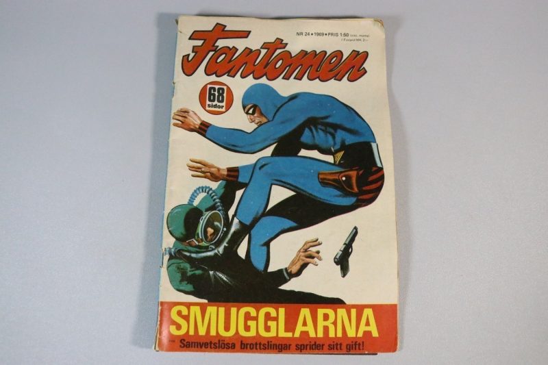 Fantomen  SMUGGLARNA Samvetslösa brottslingar sprider sitt gift!, nr 24, 1969