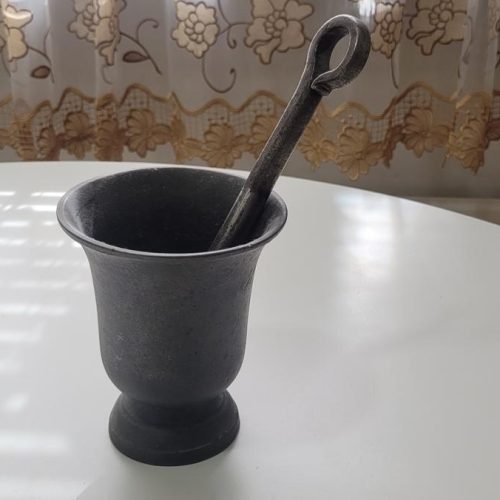 Mortel, troligen järn, 14cm