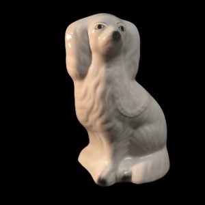Charmig hundfigur från Rörstrand – Vintage designklassiker, 22,5 cm hög