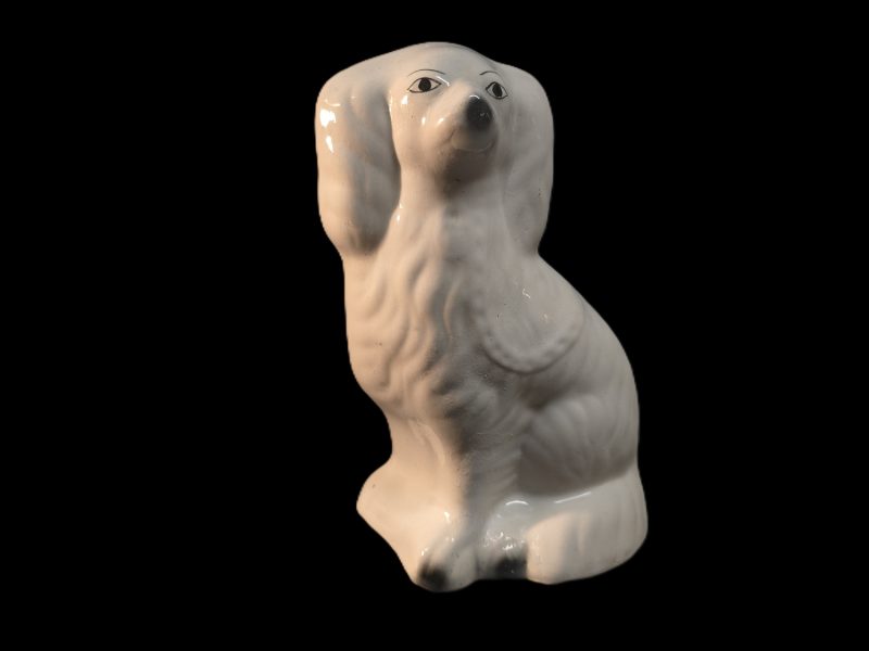 Charmig hundfigur från Rörstrand – Vintage designklassiker, 22,5 cm hög
