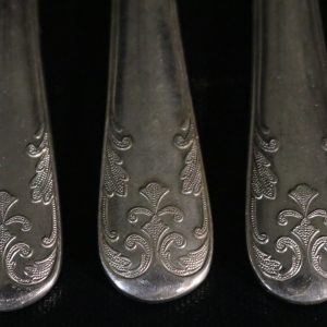 Antika Knivar i Alpacca - Set med 12 st, 23 cm