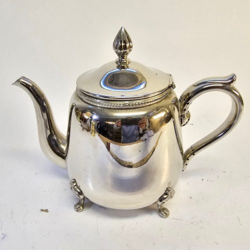 Elegant Tekanna i Nysilver  – Tidlös Design från 1900-talet