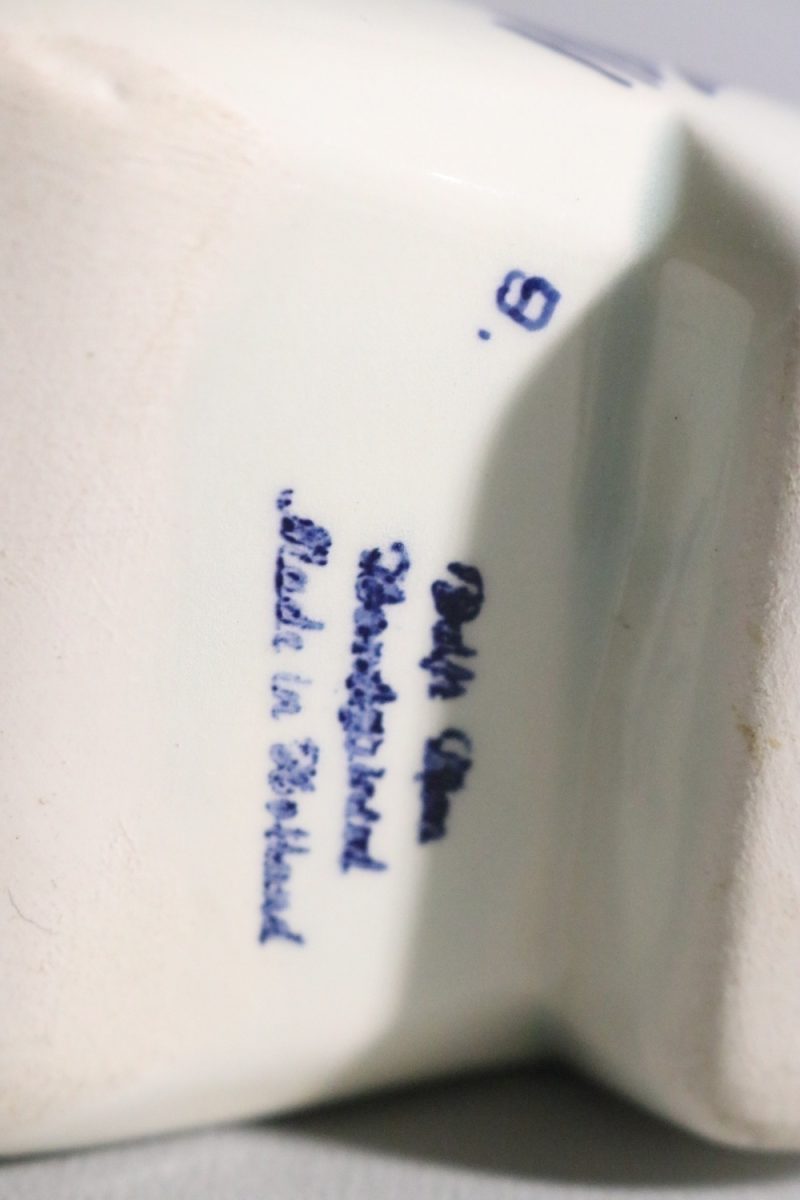 Vintage keramiksko från Delft Blue – Handmålad Holländsk Design