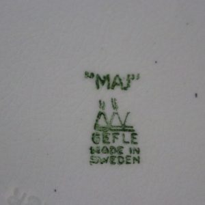 Djupa mattallrikar, "MAJ" Gefle