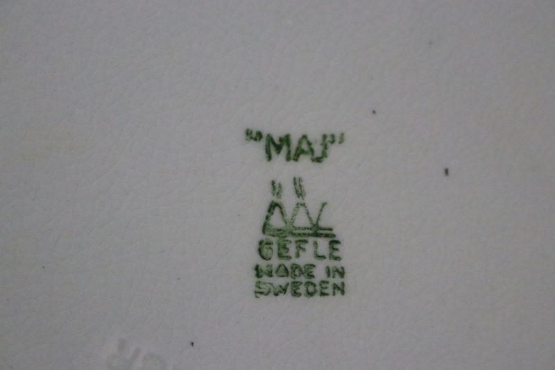 Djupa mattallrikar, "MAJ" Gefle
