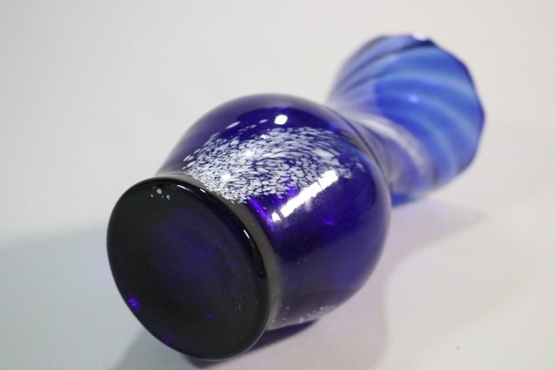 Glasvas, Koboltblå - 22cm