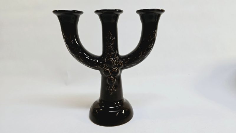 Vintage Trearmad Ljusstake – Elegant Svensk Design