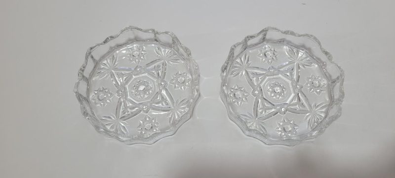 2 glasfat, askfat