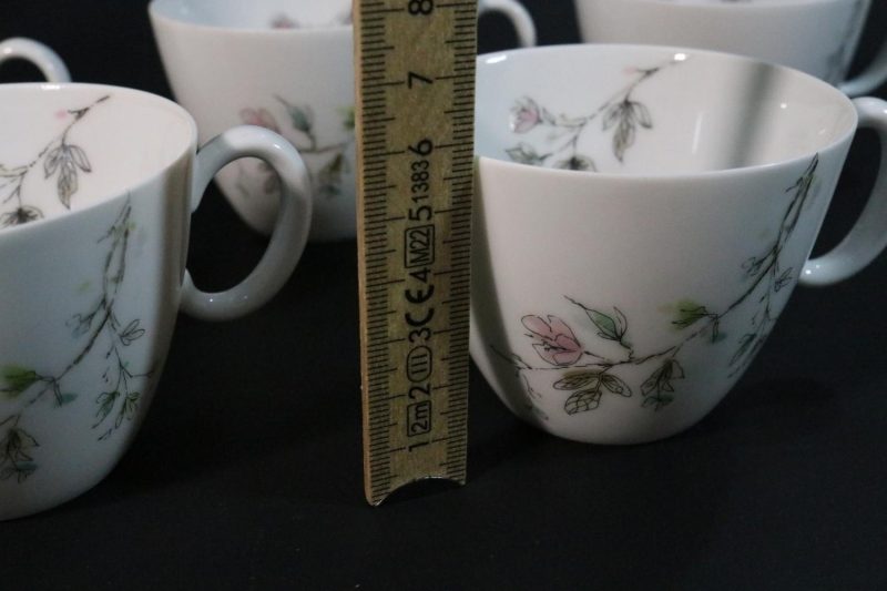 5st Kaffekoppar "Arbour",  ROSENTHAL CONTINENTAL, Raymond loewy