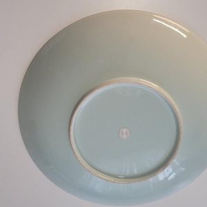Jättestor skål / fruktskål design Twinshome 37cm blågrön turkos