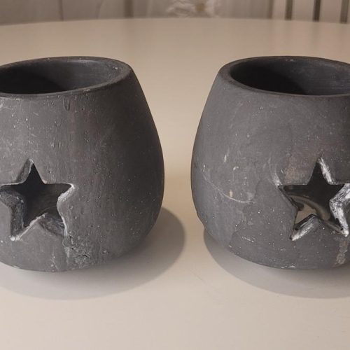 2 Ljusstakar stjärnor