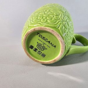 Grön retro mugg