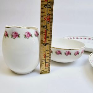 Elegant kaffeservis "Rosor" från Gustavsberg – komplett set med 6 delar!
