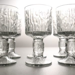 GLASSERVIS, 6 delar, "Siesta", Ravenhead, England