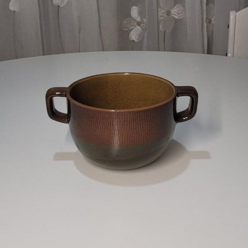 UPSALA-EKEBY, Karott, brunglaserad keramik 10,5cm