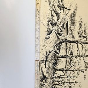 Vackert Jämtlandslandskap – Signerad