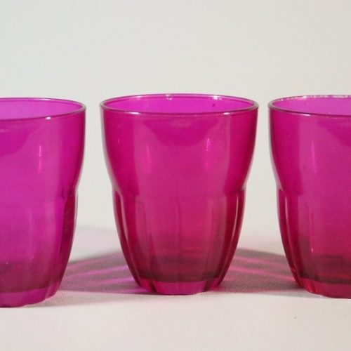 3st Bormioli Rocco dricksglas Ercole Fuchsia 230 ml