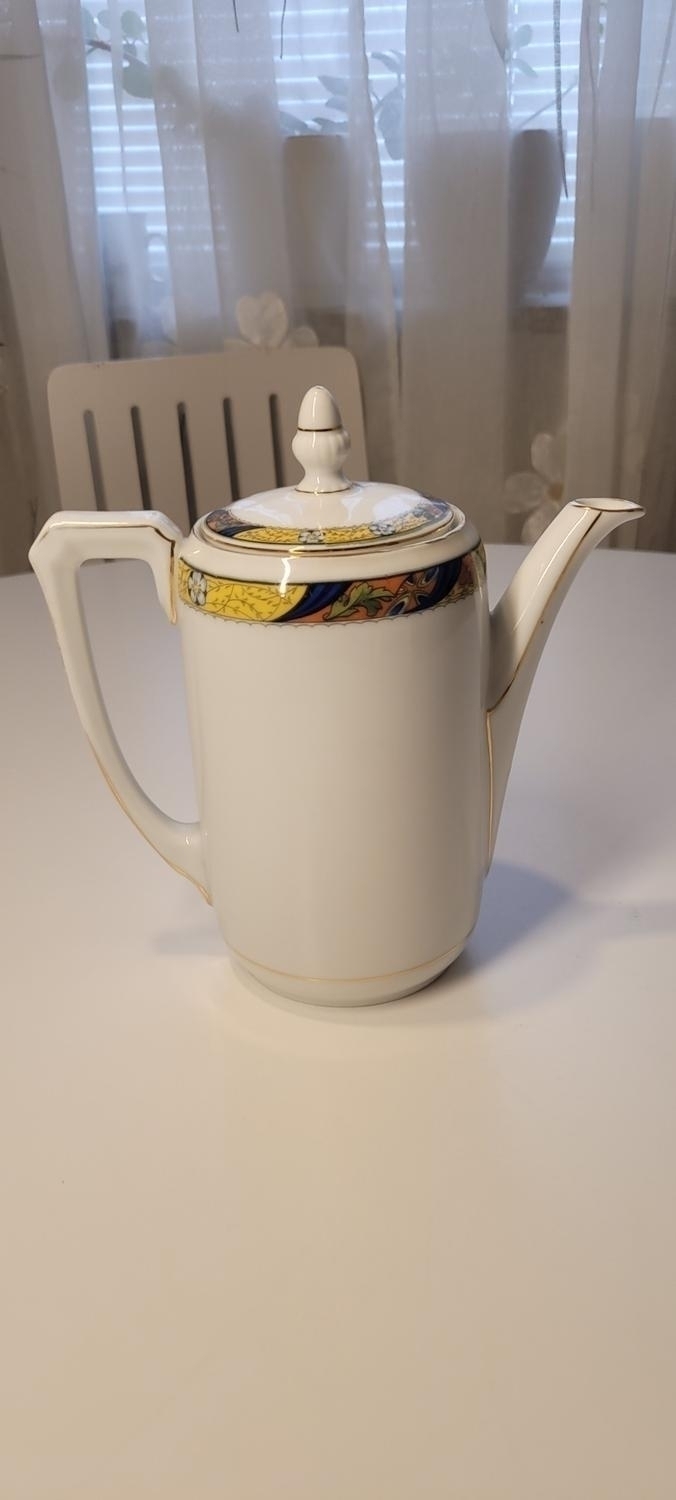 Kaffekanna Royal Schwarzburg Germany Art deko