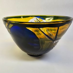 Unik Finsk Glasskål - Sköldpadda Design