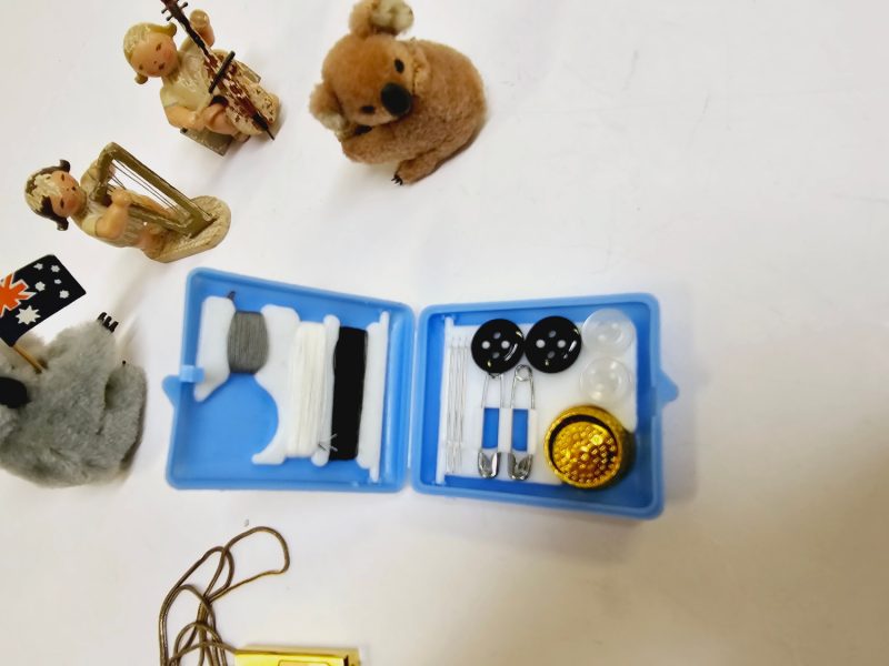 Vintage Australiensisk Souvenirset med Koalor och Syetui