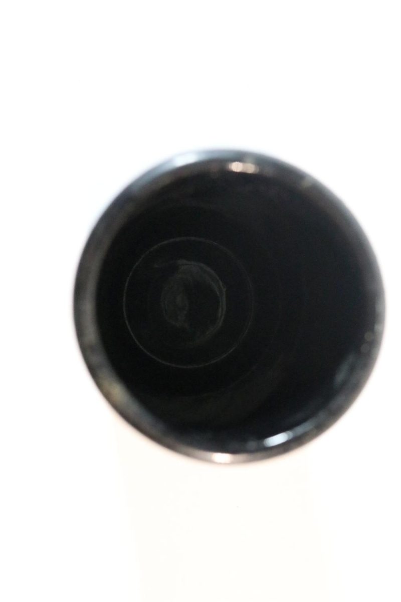 Blå cylinderformad vas, 14cm