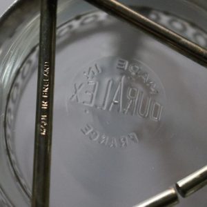 6st Kaffekoppar i glas och metall, Irish Coffee  - ca H10,5cm D6,5cm - Duralex