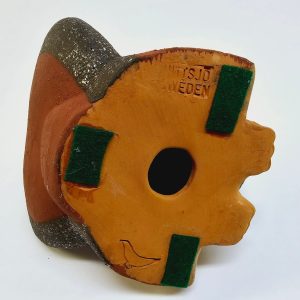 keramikfågel från Nittsjö, 17 cm hög
