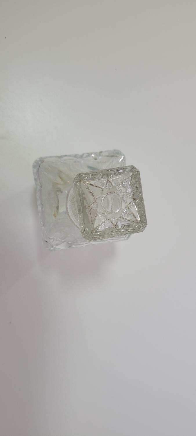 Glaskaraff med lock - 25cm