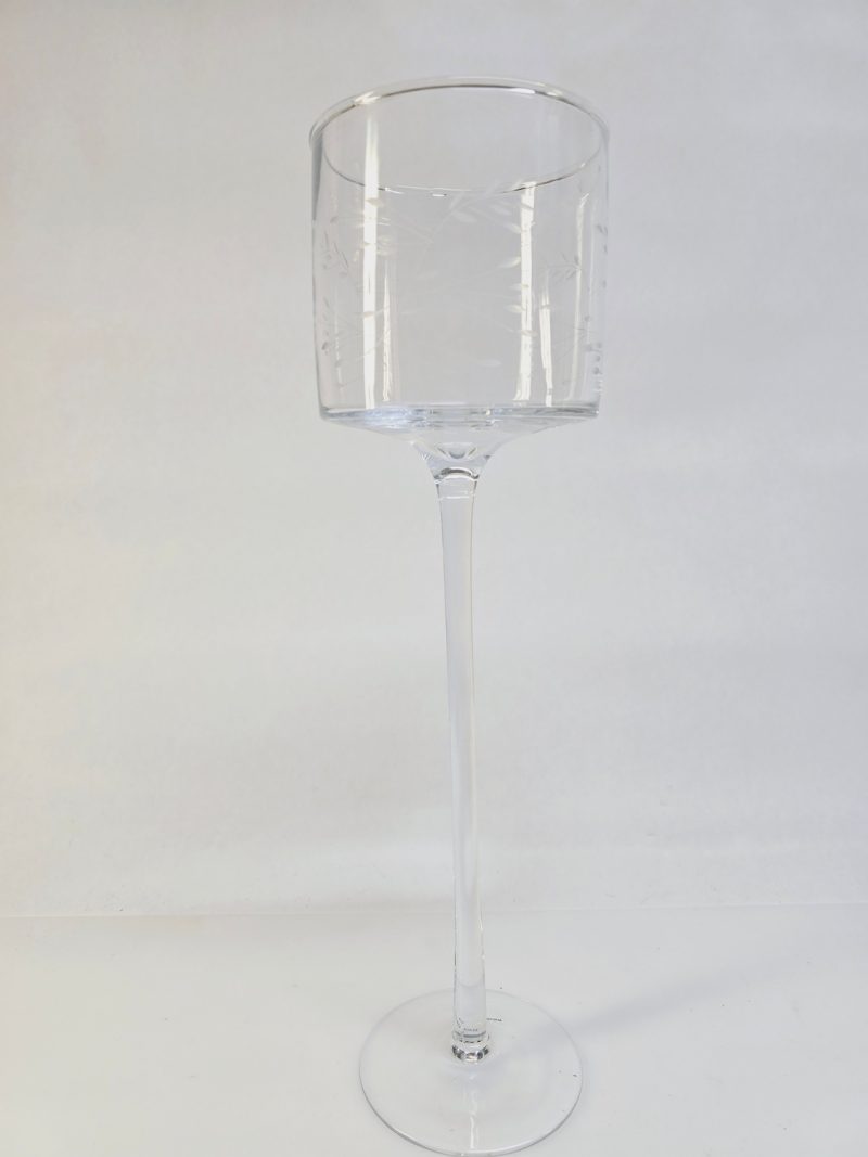 Elegant Ljushållare i Glas – 40x11 cm