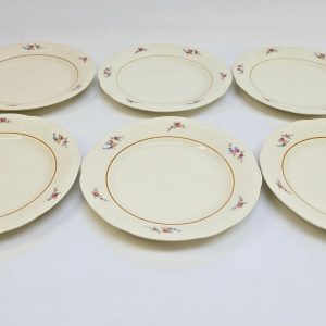 Elegant set med 6 assietter från Rörstrand, ca 20,5 cm