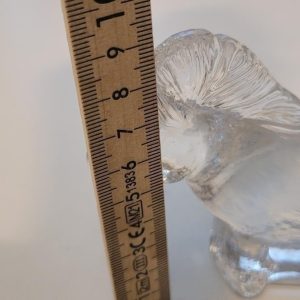 häst figurin i glas