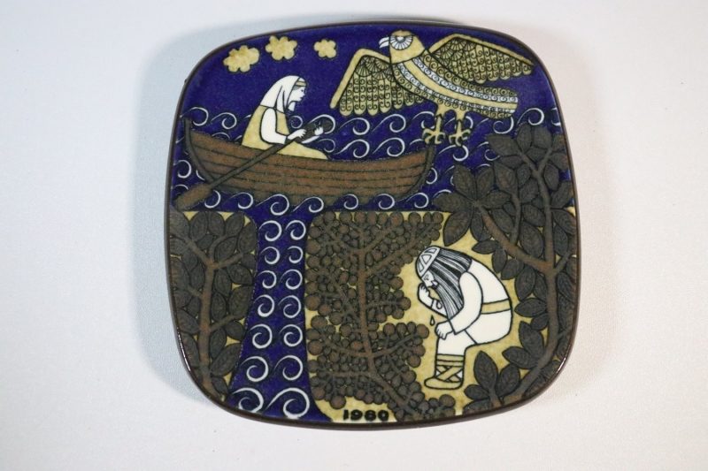 Årstallrik - Väggtallrik - Arabia - 1980 - Raija Uosikkinen - Finland