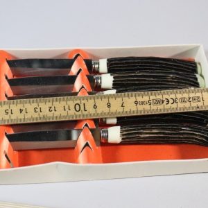 Vintage Nevco rostfritt stål 5-delar stekknivset, Japan