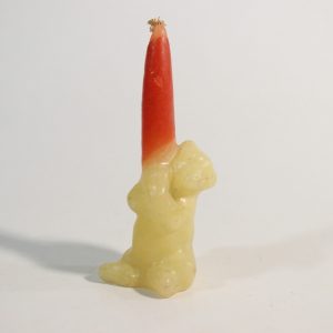 Charmigt vintage-ljus i form av en figur – 11,5 cm högt